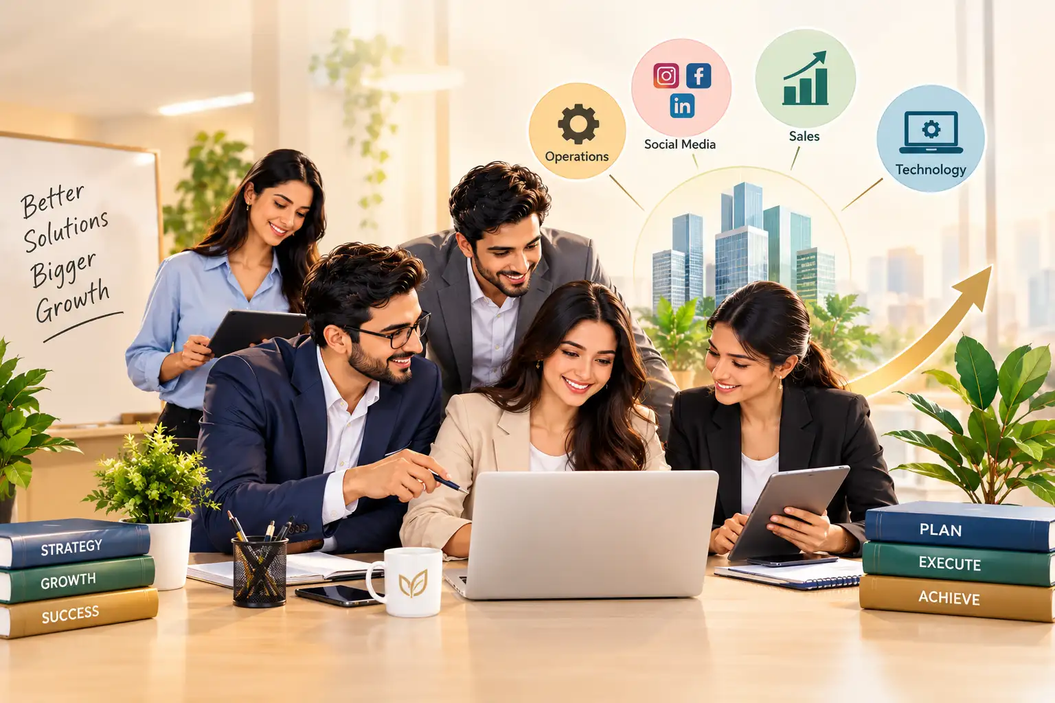 Business team in a meeting